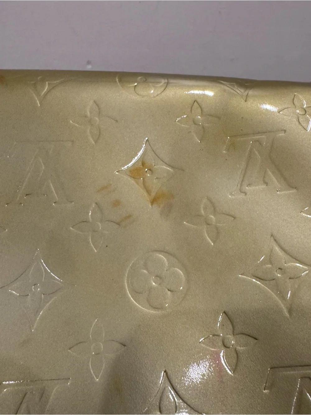 Louis Vuitton Vintage gold monogram Vernis Thompson Street shoulder bag